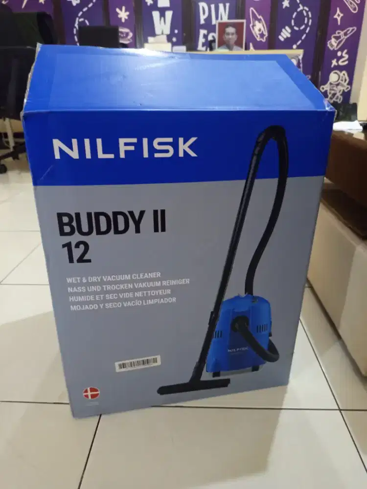 Jual Vacuum Cleaner Merk NILFISK BUDDY II 12 Ocean Blue •Second•