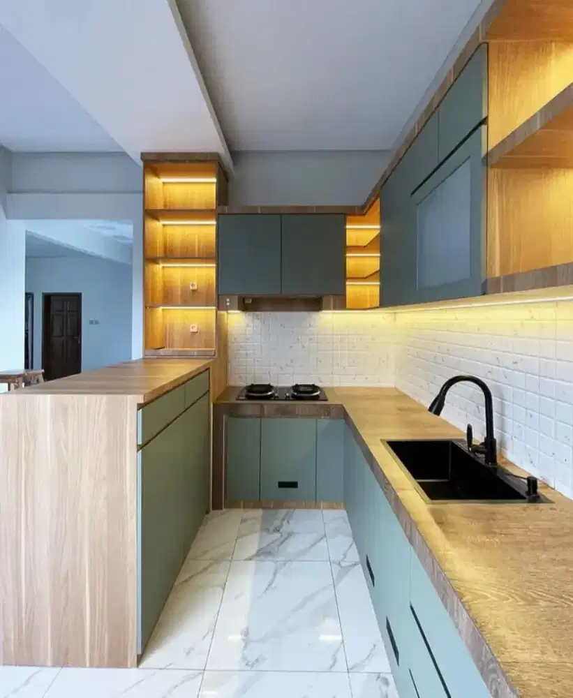Kitchen set minimalis kitchen set murah kitchen set minimalis kitchen