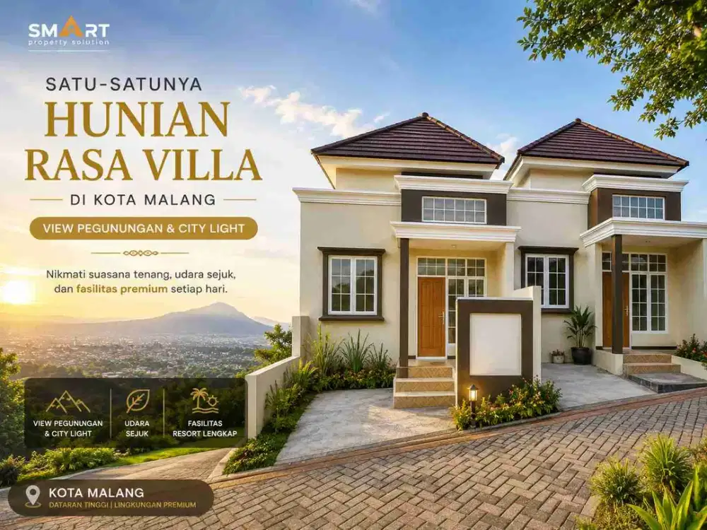 Rumah Modern Classic dengan View Terbaik di Kota Malang