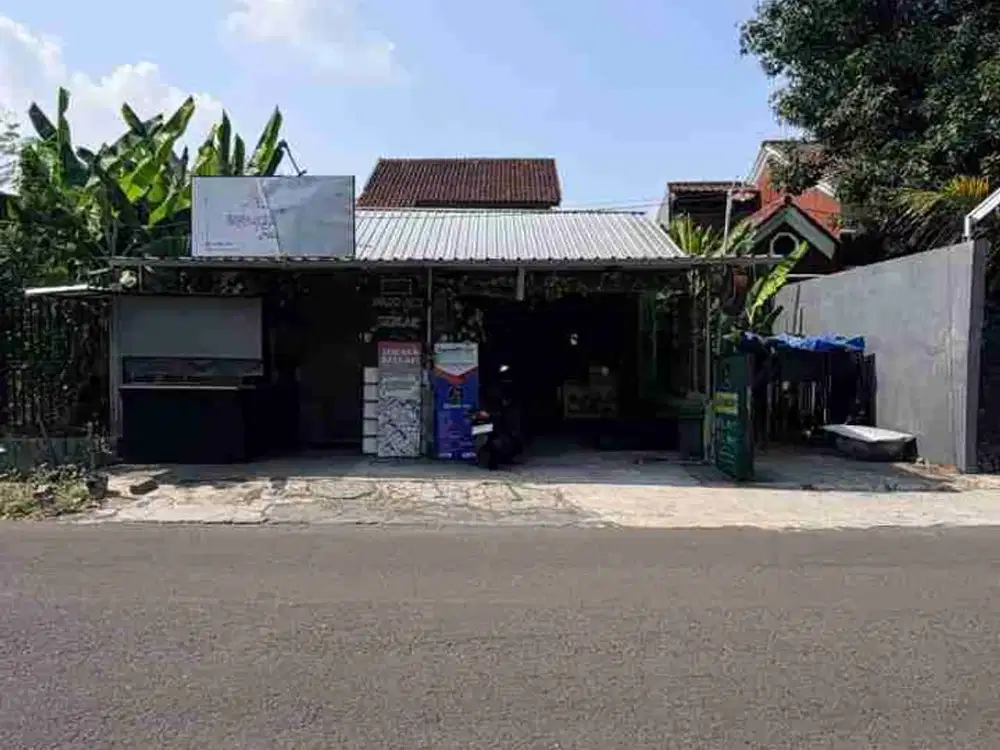 TANAH STRATEGIS MURAH BANGET BONUS RUMAH 2 LANTAI DAN RUANG USAHA DI MAGUWOHARJO