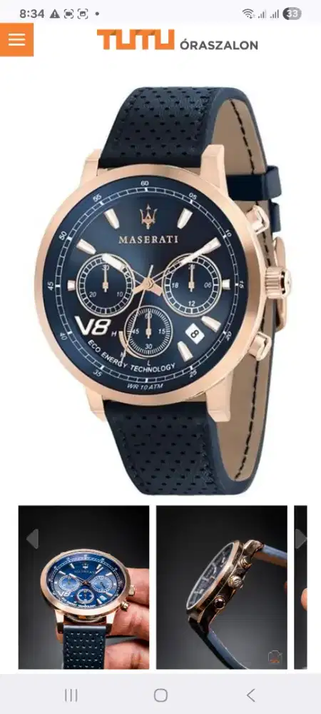Jam Tangan Maserati 44 MM