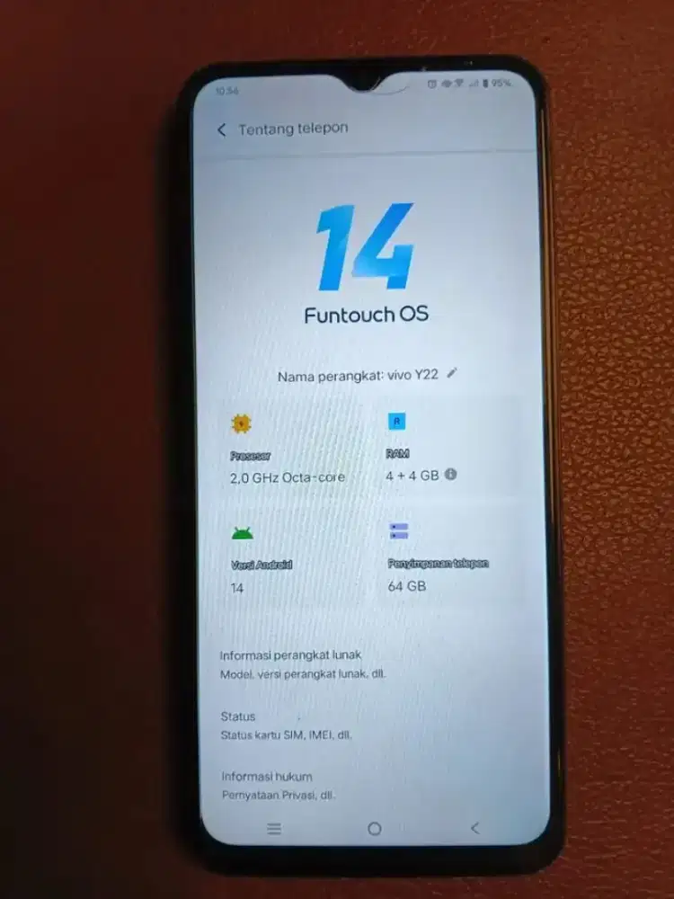 Vivo y22 batangan