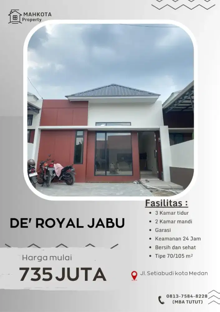 DE ROYAL JABU KAVLING BESAR, DESIAGN BAGUS