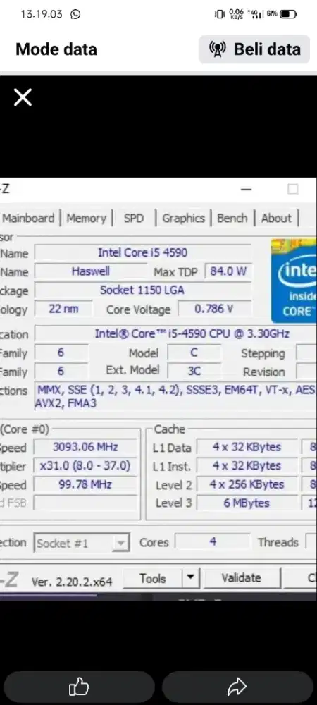 Prosesor I5 gen 4