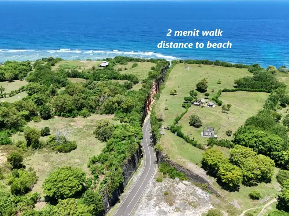 Tanah selangkah ke Pantai Pandawa hanya 2 menit