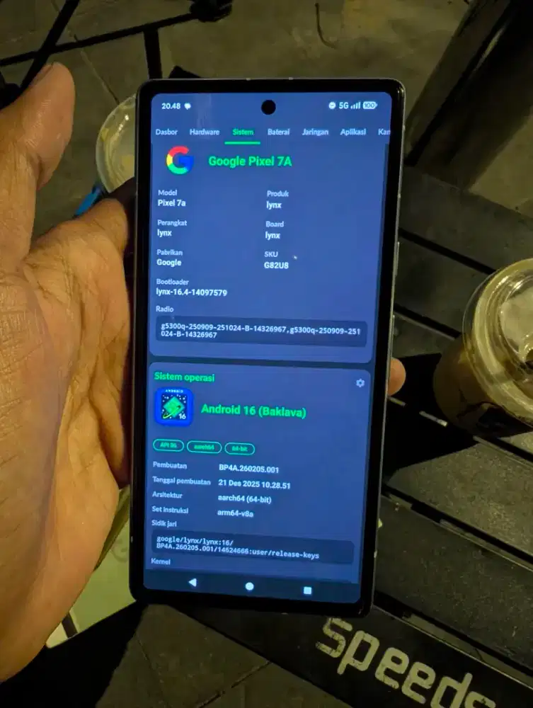 Google pixel 7A 5G Alloperator