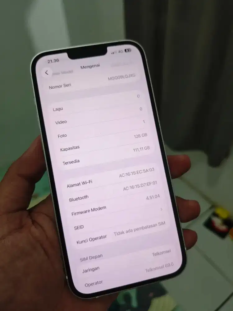 Iphone 14 Plus 128GB Putih Inter