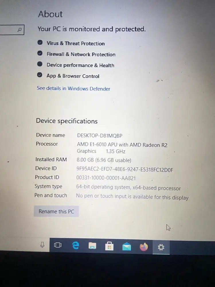 Laptop lenovo g40