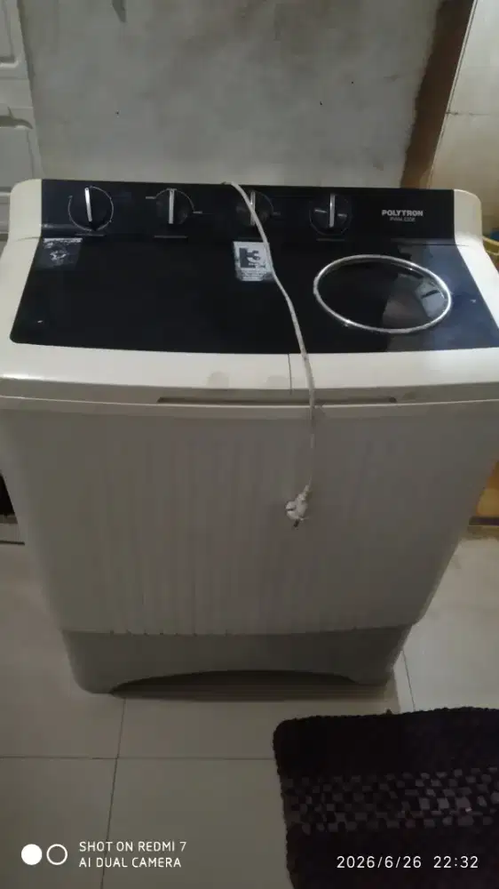 mesin cuci polytron 2 tabung