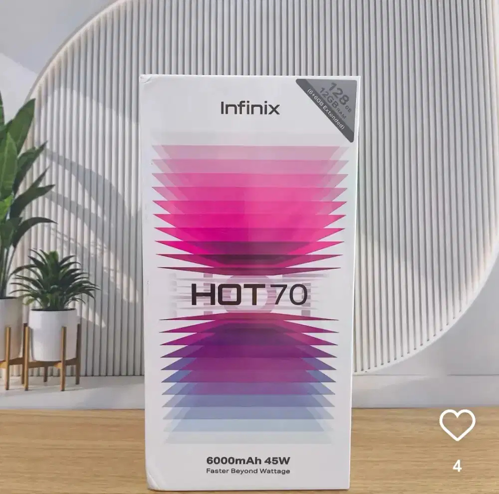 INFINIX HOT 70 12/128GB 'ATLANTIS DAHSYAT'