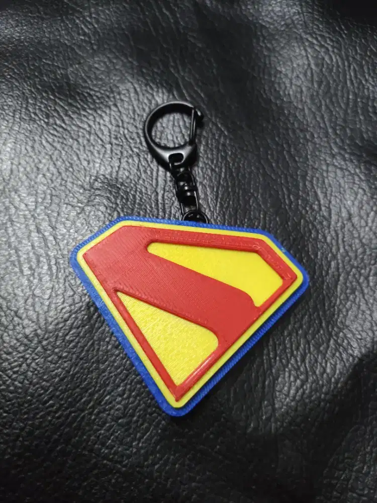 Key Chain Superman Gantungan Logo