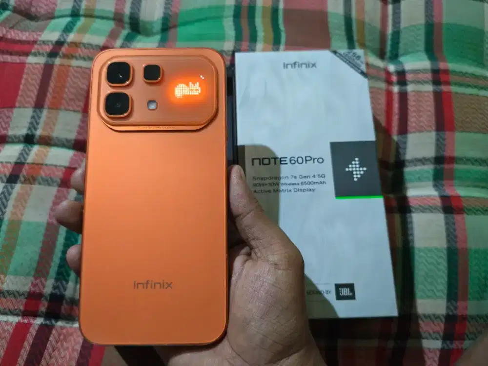 Infinix note 60 pro 5G Ran 8+8/256 lengkap supermulus 3minggu pakai