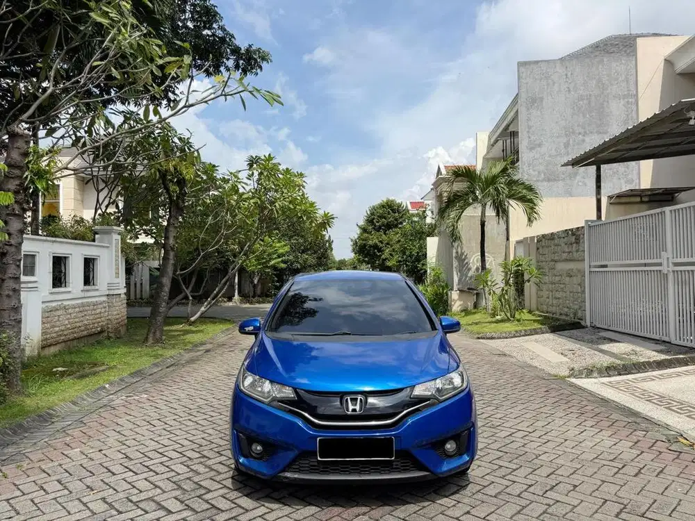 Honda Jazz 1.5 S Matic 2014 Biru All New Gk5 Plat L