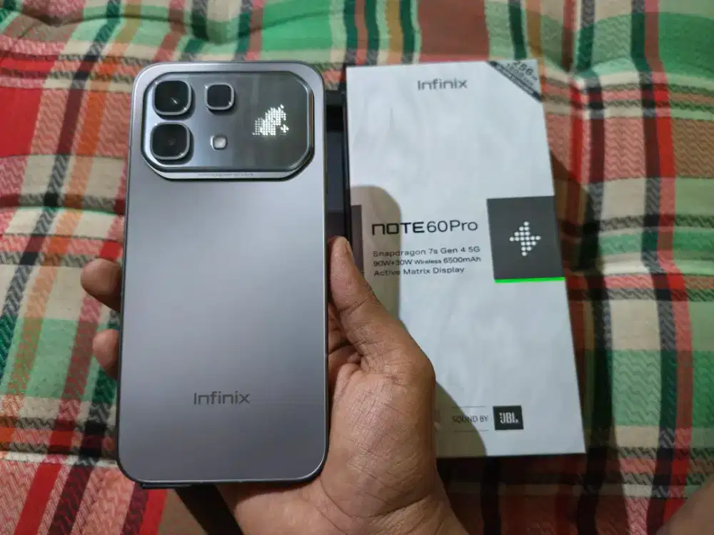 Infinix note 60 pro 5g Ram 8+8/256 lengkap 2bulan pakai
