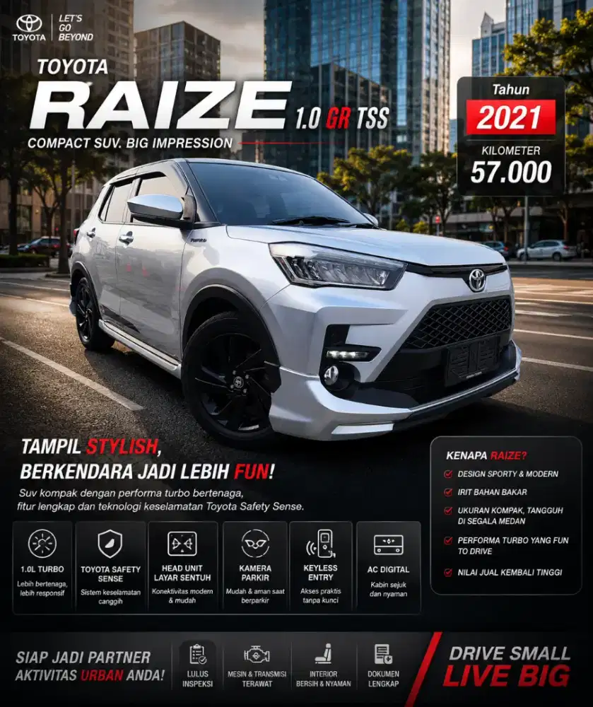 Toyota Raize 1.0 GR TSS 2021