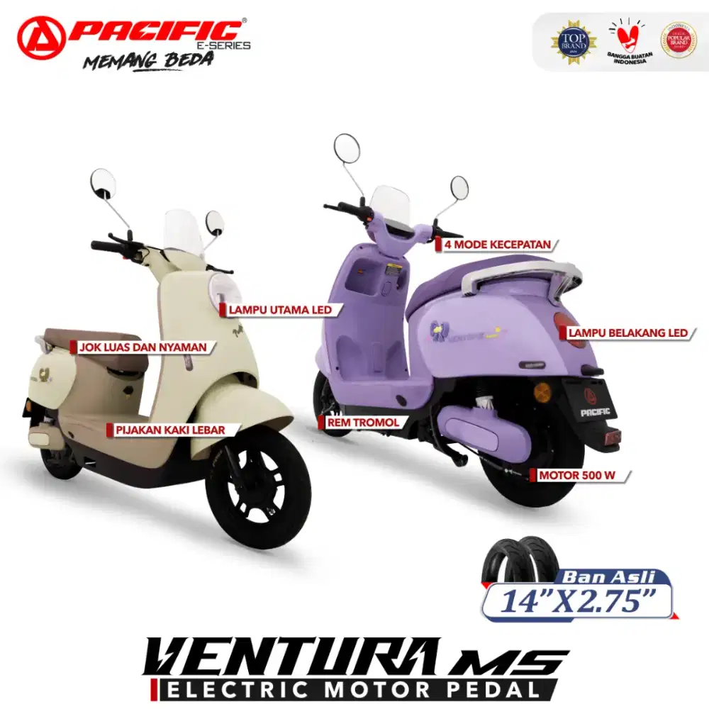 SEPEDA LISTRIK PASIFIC VENTURA M5 KREDIT DP 0