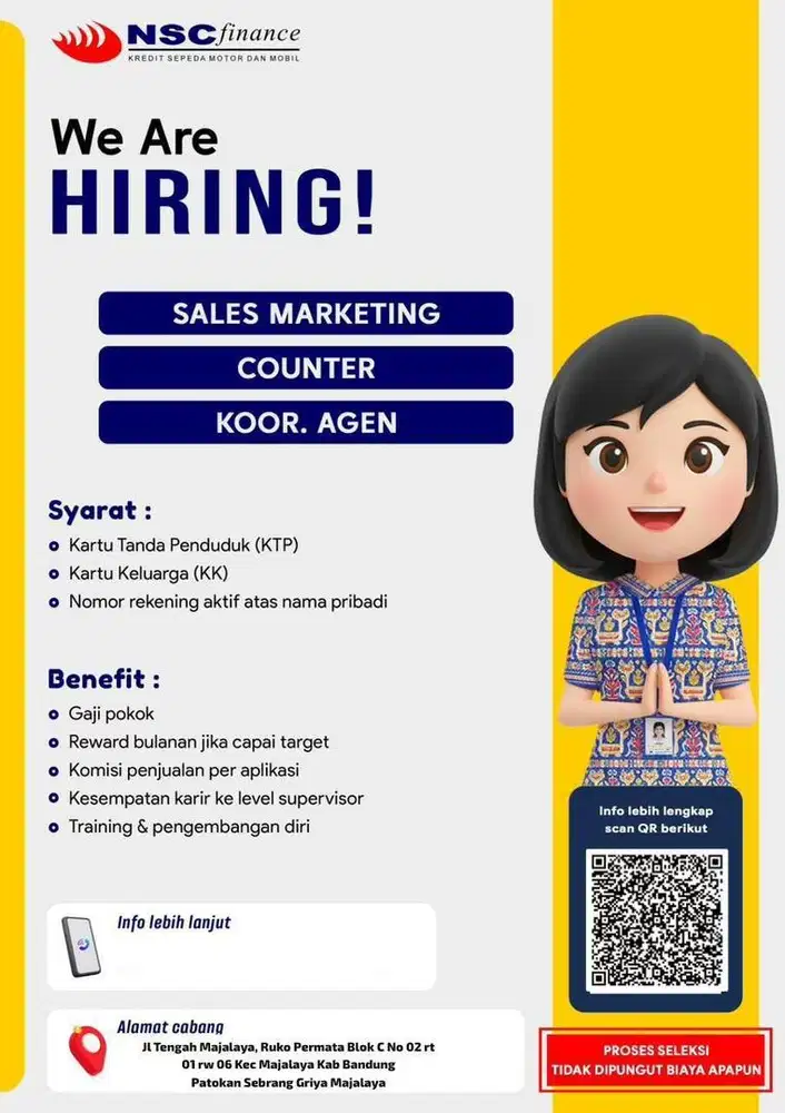 Lowongan Marketing Finance