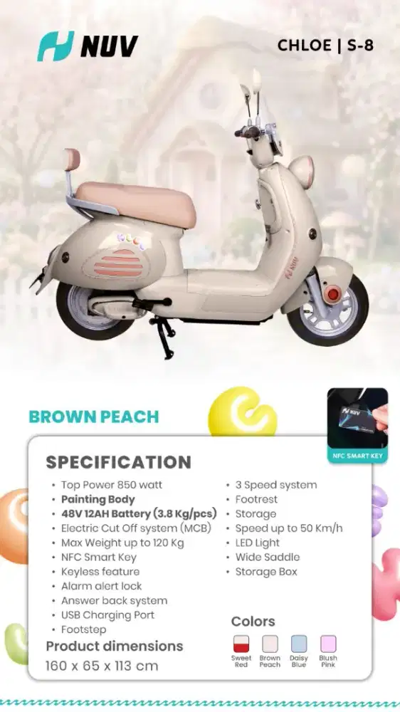 Jual sepeda listrik NUV