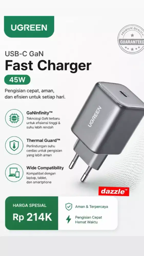 Tc ugreen n series 45 Watt black (65052)
