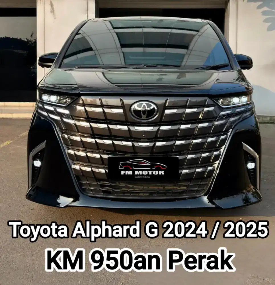 Toyota Alphard G 2024 / 2025 AT 2.5, Pajak Panjang, KM 951PERAK