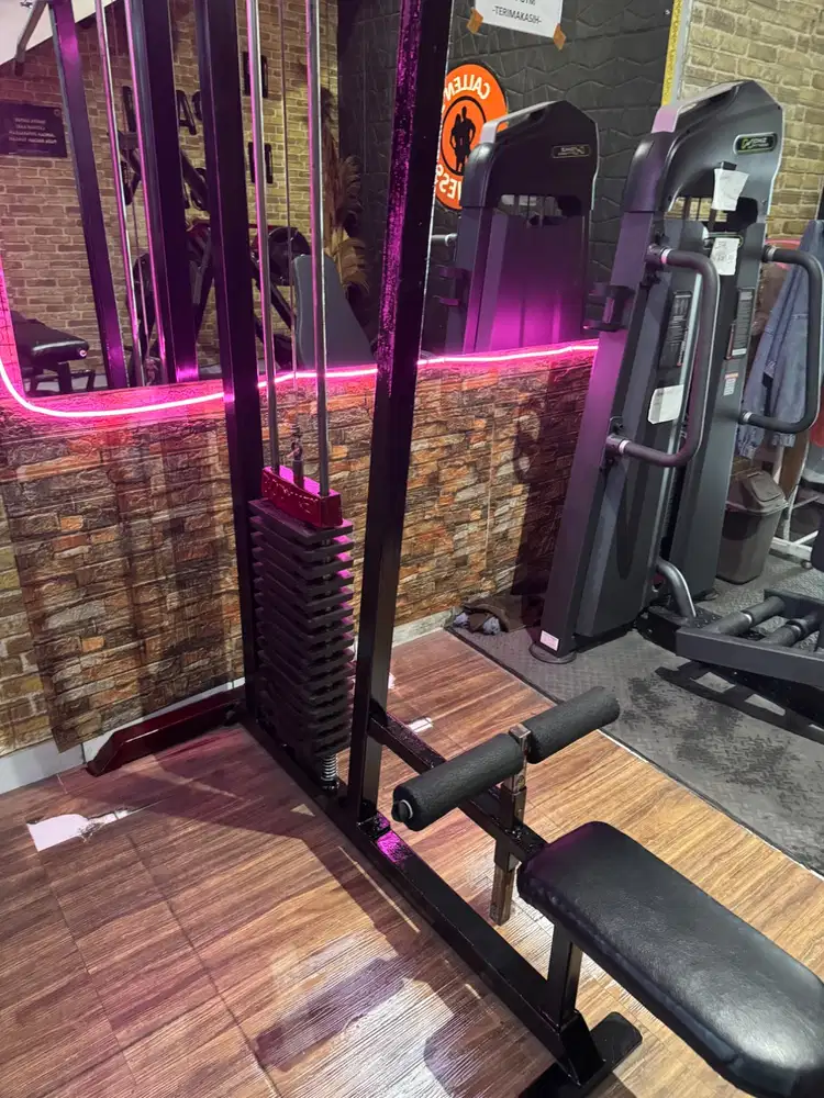 LATERAL PULLDOWN ALAT FITNESS PUNGGUNG LOKAL