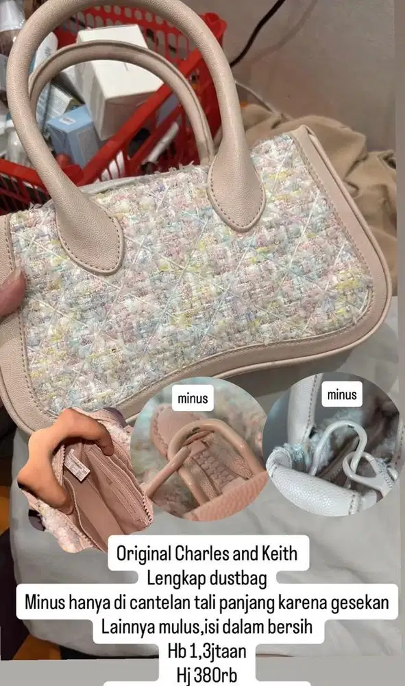 Tas wanita Charles and Keith ORIGINAL