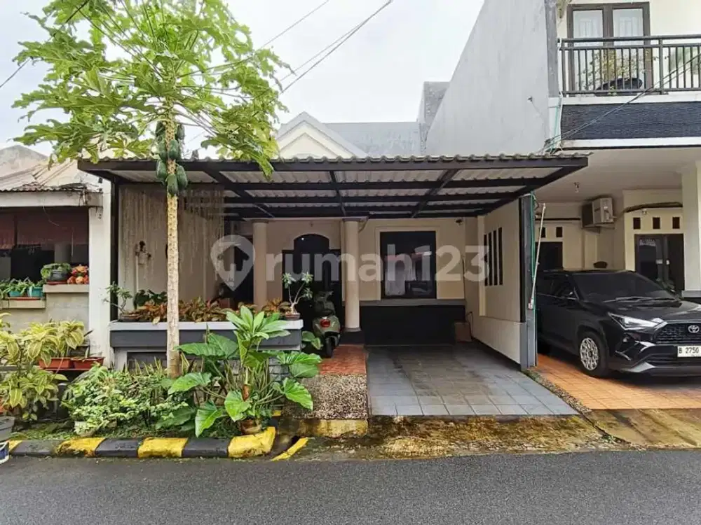Rumah Mungil Siap Huni 1 Lantai Hadap Utara di Graha Raya