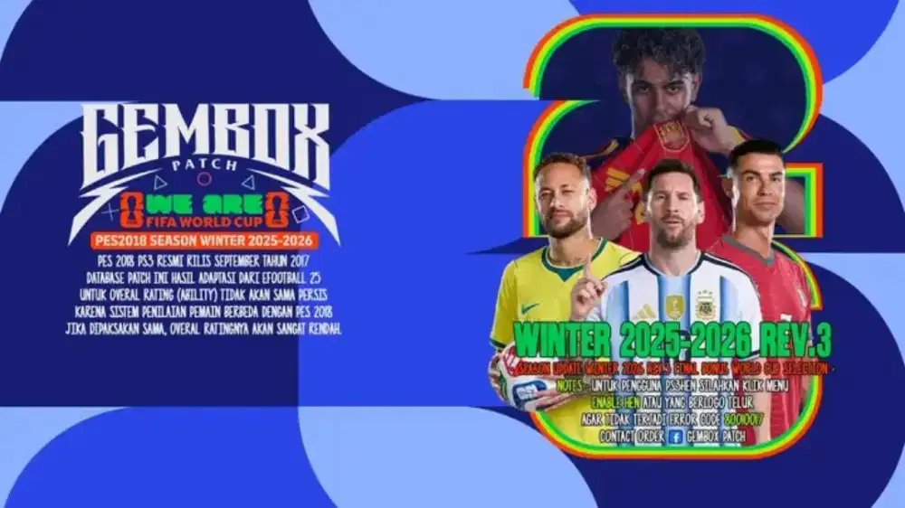 pes gembox PS3 terbaru