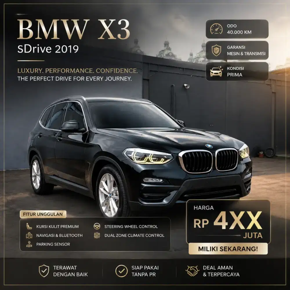 BMW X3 2.0 sDRIVE 2019