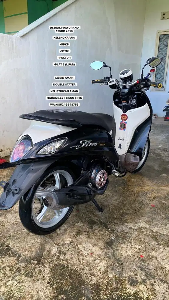 Jual yamaha fino grande 125CC tahun 2016