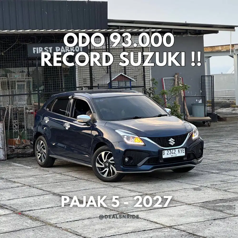 ODO 93.000 RECORD !! PAJAK 5/2027 SUZUKI BALENO HATCHBACK 2019 MULUS