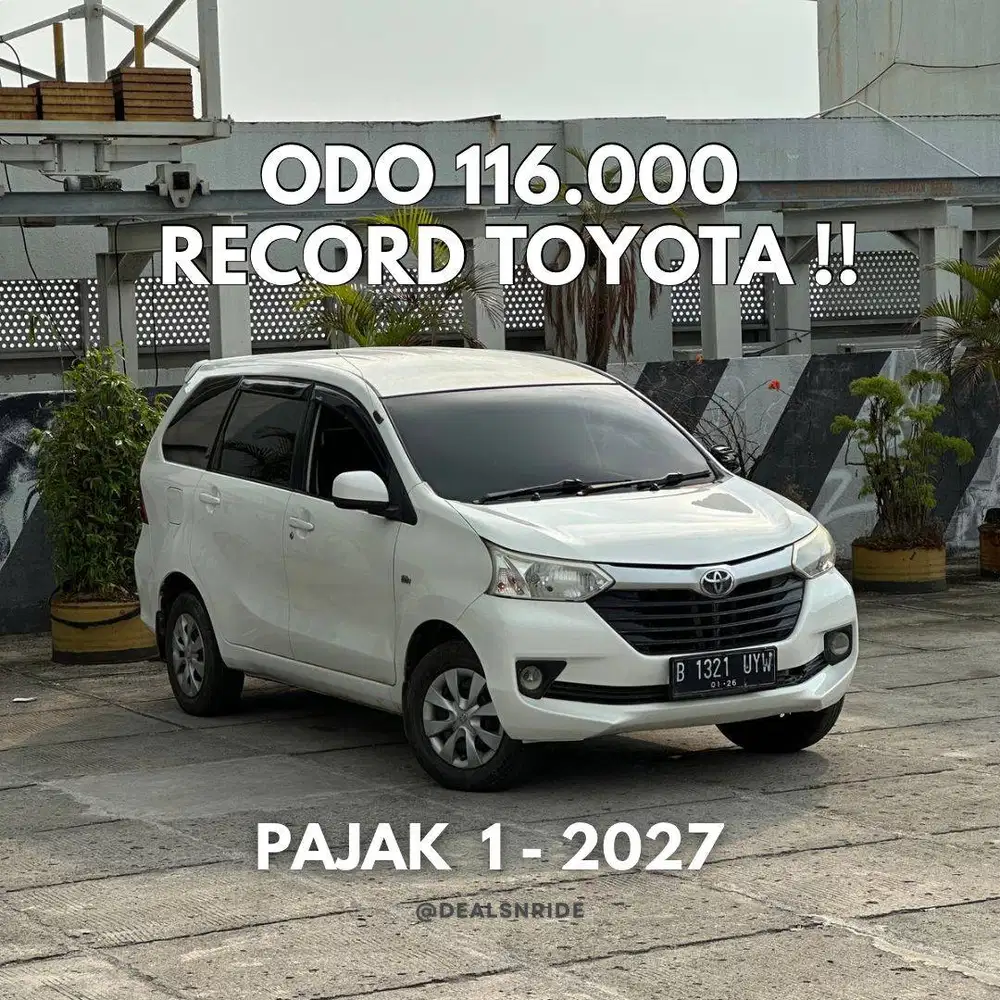 ODO 116.000 FULL RECORD !! PAJAK 1/2027 TOYOTA AVANZA E MANUAL 2015