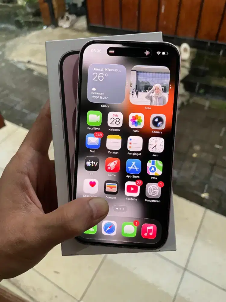 Iphone 15 pink 128gb inter