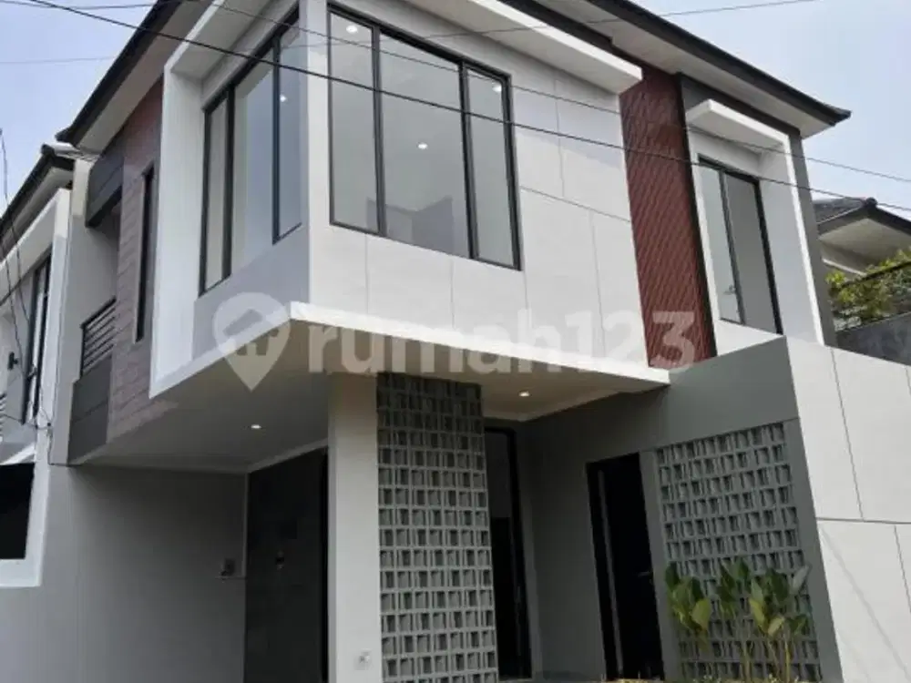 Rumah Cantik Hoek 2 Lantai Baru Renovasi di Sektor 9-Bintaro
