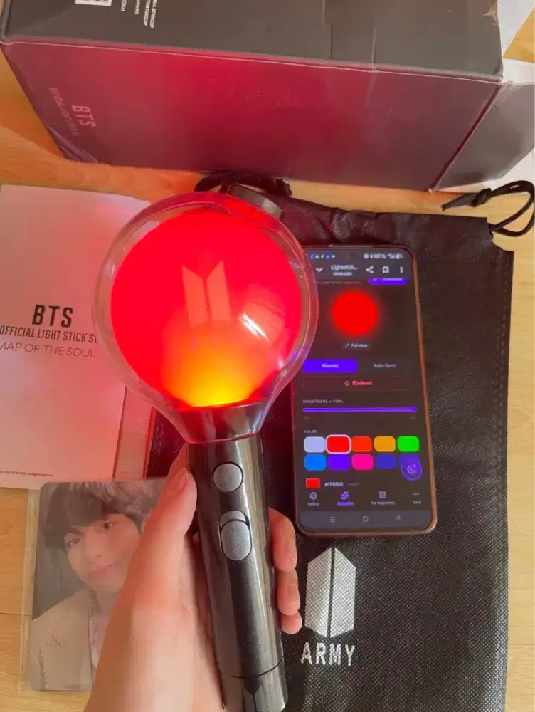 BTS LIGHSTICK VER.4 OFFICIAL WITH BLUETOOTH