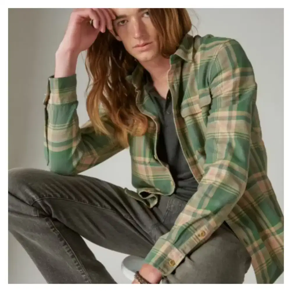 Kemeja flanel prelove keren luckybrand brand luarnegri jumbo xxl