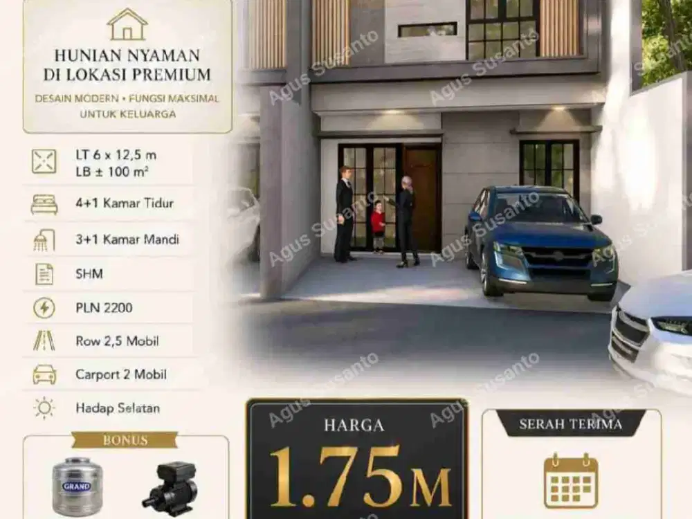 Rumah BARU Sutorejo dkt Mulyosari Pakuwon Babatan