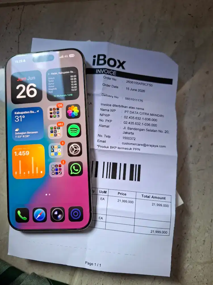 Iphone 16 promax 512gb