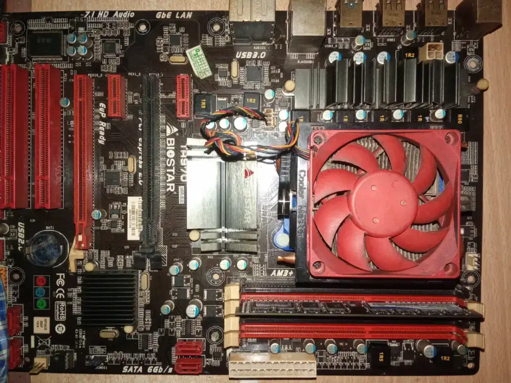 Biostar Ta 970 FX 4130 Ram 4 GB Team Group 1333MHZ