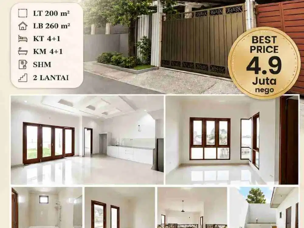 Murah! Limited! Rumah minimalis bagus terawat Cilandak Timur Jakarta selatan dibawah pasar