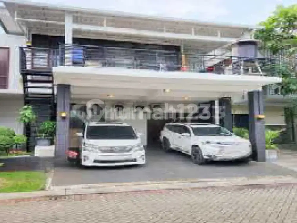 Rumah dengan Kolam Renang di Cluster Dekat Akses Tol di Bintaro