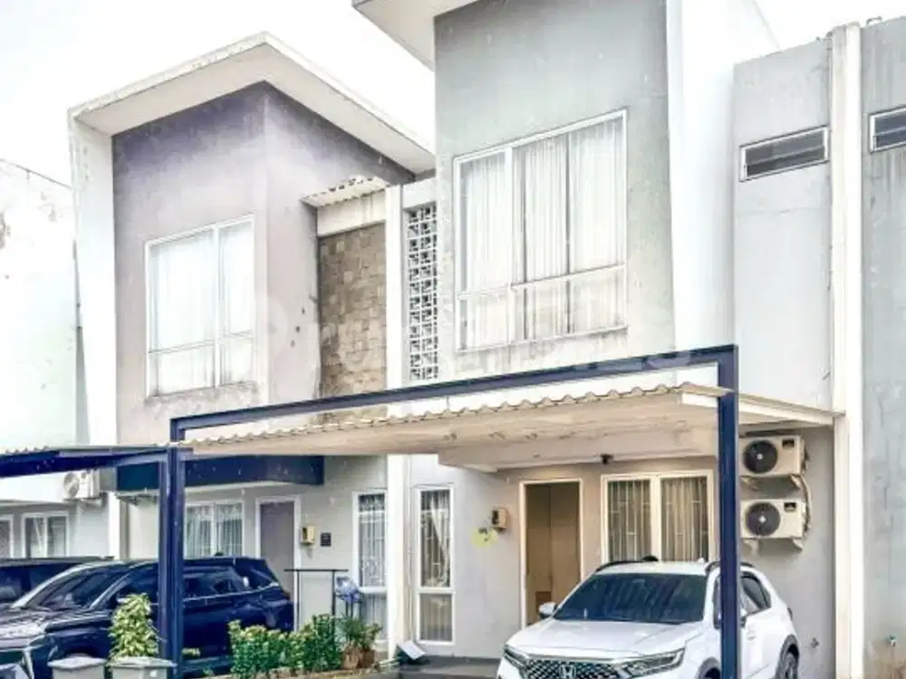 Rumah Dalam Cluster Semi Furnish Dekat Akses KRL dan Tol Serpong