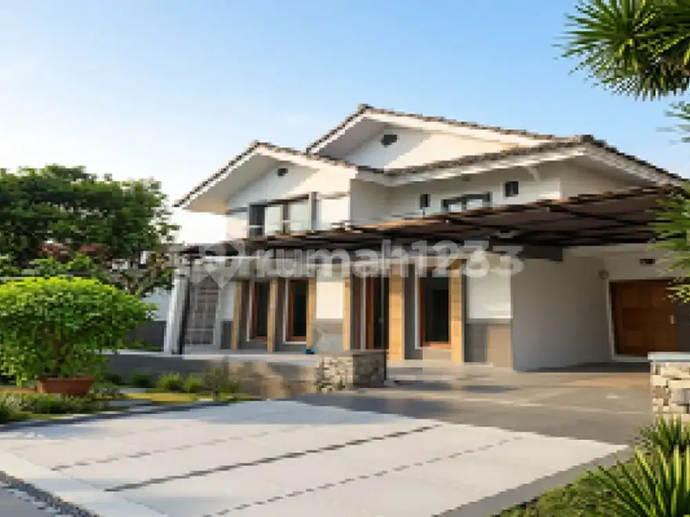 Rumah Hoek Bintaro Dalam Cluster Dekat Akses KRL dan Akses Tol