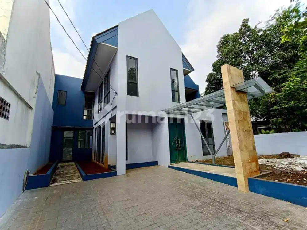 Rumah Unfurnished Siap Huni Dekat Stasiun Kereta Di Bintaro