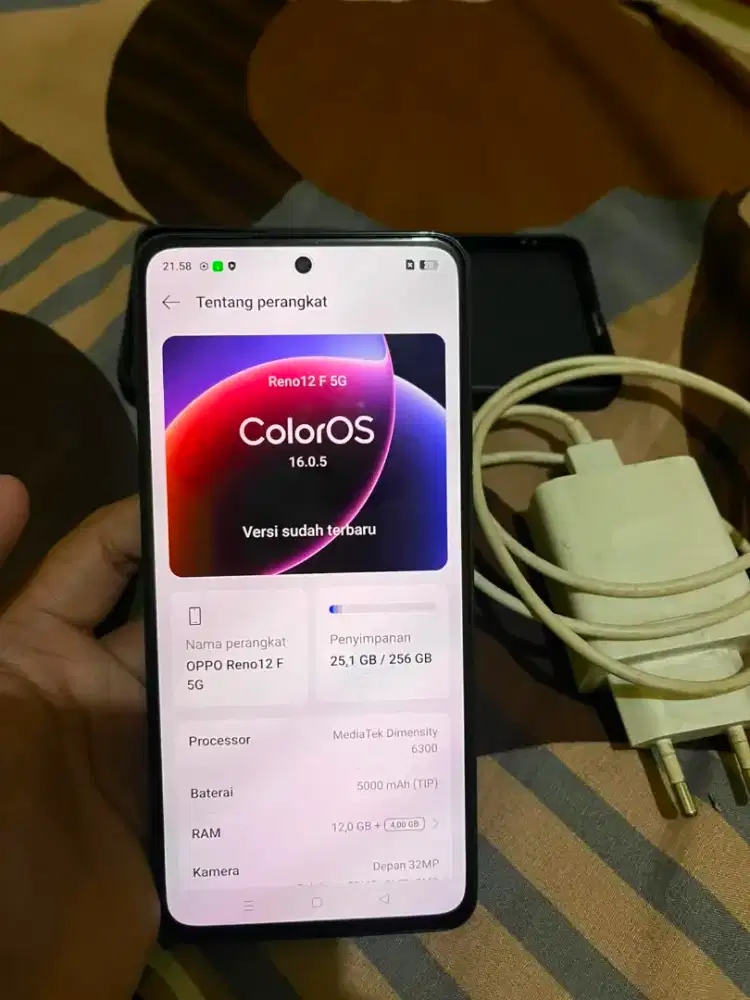Oppo Reno 12f 5g mlus kinclong ram 12/256