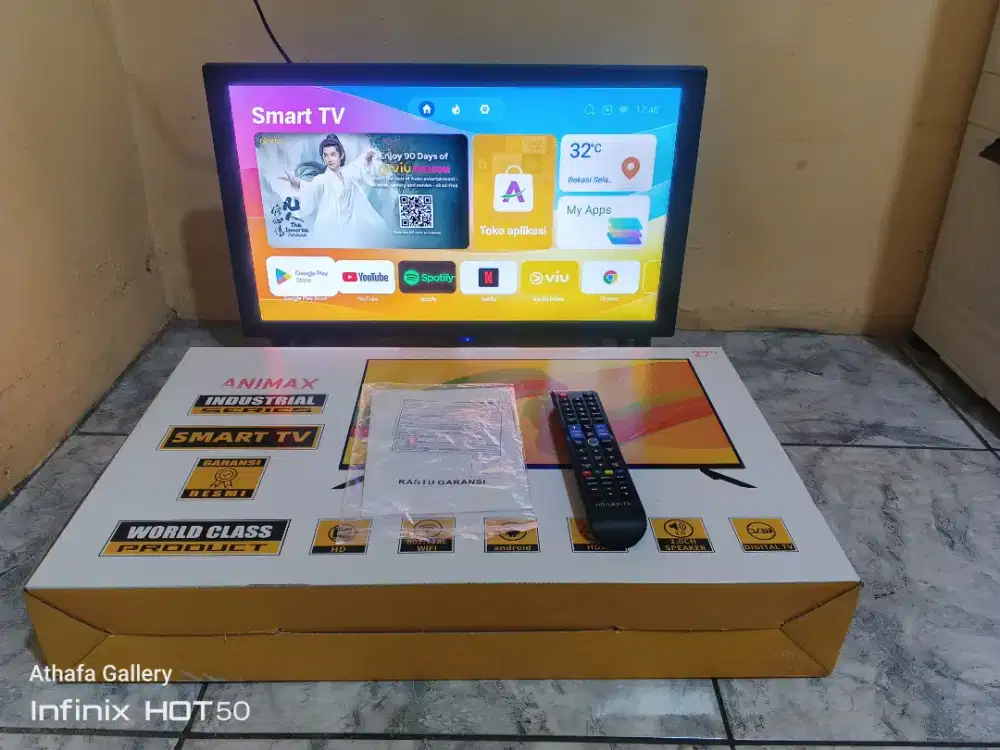 SMART TV DIGITAL ANIMAX 27 INCH BARU 3 HARI MAU GANTI YG LEBIH BESAR