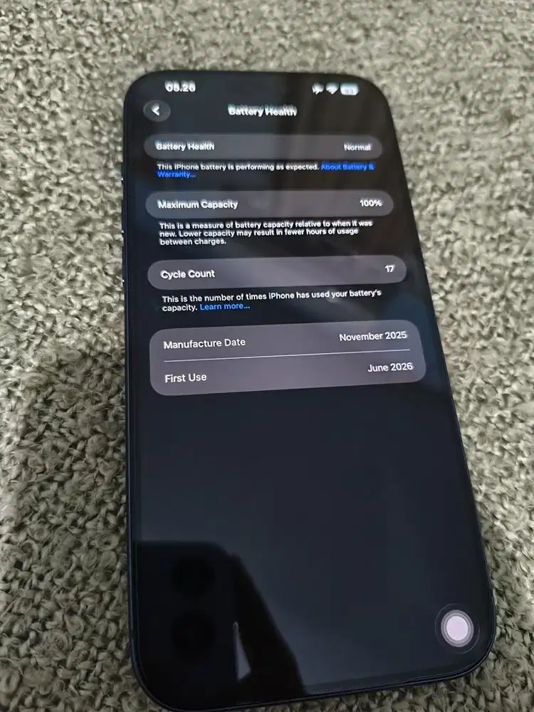 iPhone 17 Pro Max 256Gb Deep Blue Garansi Indo