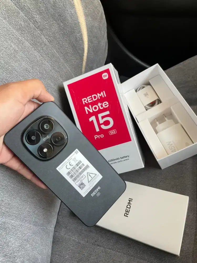 Redmi Note 15 Pro 5G Open Dus Belum dipakai