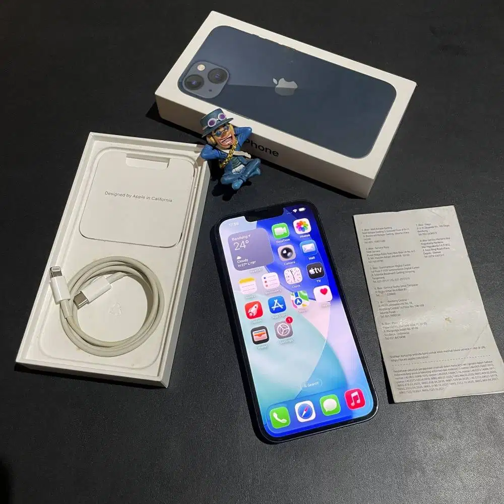 iPhone 13 256gb Midnight iBox Fullset Ori