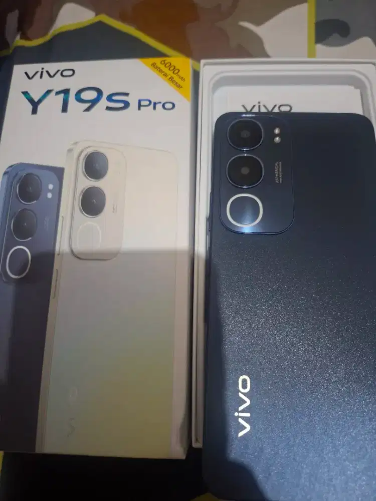 Vivo y19s pro 6 gb + 128 gb